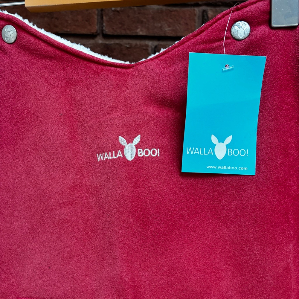 Baby WallaBoo! Red & White Stroller Liner One Size